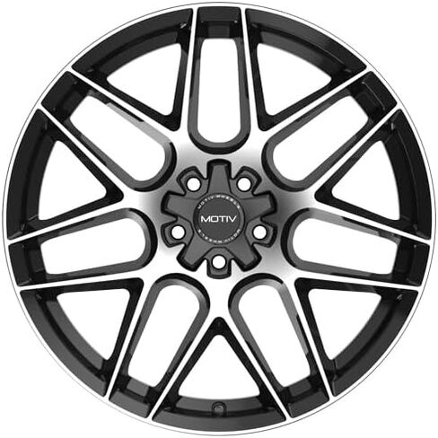 Motiv 435MB 17x7.5 5x100/5x4.5" +40mm Black/Machined Wheel Rim 17" Inch in Saudi Arabia