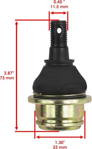 Caltric Front Lower and Upper Ball Joint Compatible With Yamaha Viking 700 YXM700 4X4 2014-2021 / Qty 4 in Saudi Arabia
