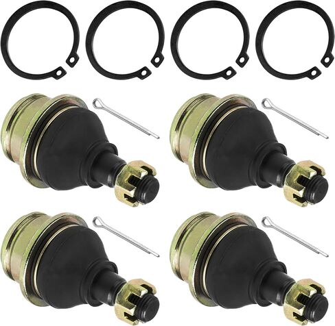 Caltric Front Lower and Upper Ball Joint Compatible With Yamaha Viking 700 YXM700 4X4 2014-2021 / Qty 4 in Saudi Arabia