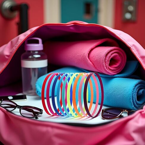 6 Pcs Colored Thin Elastic Headbands Skinny Stretchy Headbands for Women Girls Yoga Sports Hair Band with Non Slip Silicone Grip Athletic for Women Hair Accessories in Saudi Arabia