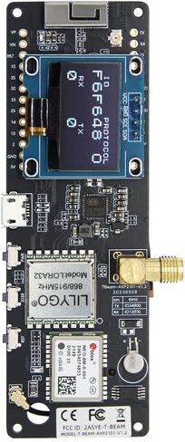 LILYGO T-Beam Meshtastic LORA32 915MHz ESP32 TTGO Development Board WiFi BLE CH9102F Chip Soldered OLED Module in Saudi Arabia