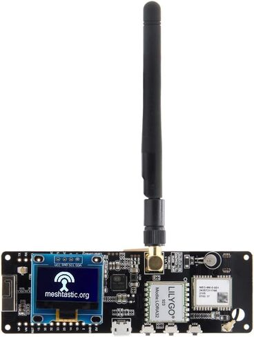 LILYGO T-Beam Meshtastic LORA32 915MHz ESP32 TTGO Development Board WiFi BLE CH9102F Chip Soldered OLED Module in Saudi Arabia