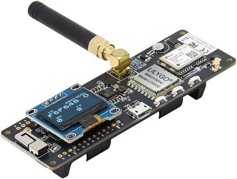 LILYGO T-Beam Meshtastic LORA32 915MHz ESP32 TTGO Development Board WiFi BLE CH9102F Chip Soldered OLED Module in Saudi Arabia