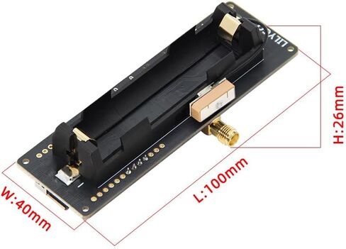 LILYGO T-Beam Meshtastic LORA32 915MHz ESP32 TTGO Development Board WiFi BLE CH9102F Chip Soldered OLED Module in Saudi Arabia