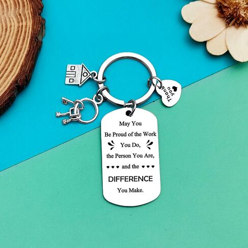 Realtor Gifts Keychain Appreciation Gifts for Salesman Real Estate Agent Gifts Thank You Jewelry Gifts Salesperson Gift Graduation Gifts Closing Gifts for Realtors Coworkers Employees Going Away Gift in Saudi Arabia
