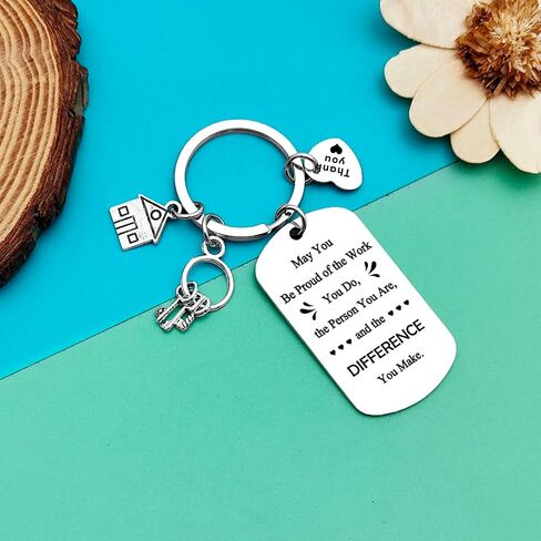 Realtor Gifts Keychain Appreciation Gifts for Salesman Real Estate Agent Gifts Thank You Jewelry Gifts Salesperson Gift Graduation Gifts Closing Gifts for Realtors Coworkers Employees Going Away Gift in Saudi Arabia