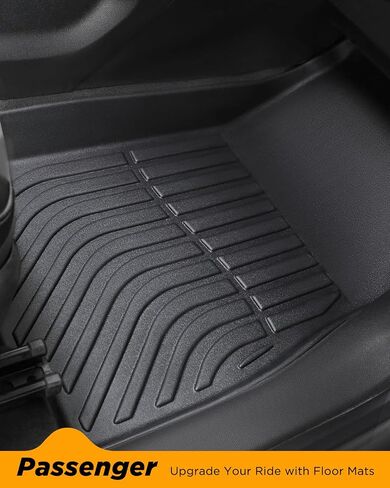 All Weather Floor Mats Full Set for Chevy Trax 2014-2023 for Buick Encore 2013-2023, Custom Fit for Front Rear Row & Trunk Mat Cargo Liner, Heavy Duty TPE Black Car Accessories in Saudi Arabia