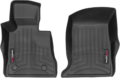 WeatherTech Custom Fit FloorLiners for Chevrolet Camaro - 1st Row (449011), Black in Saudi Arabia