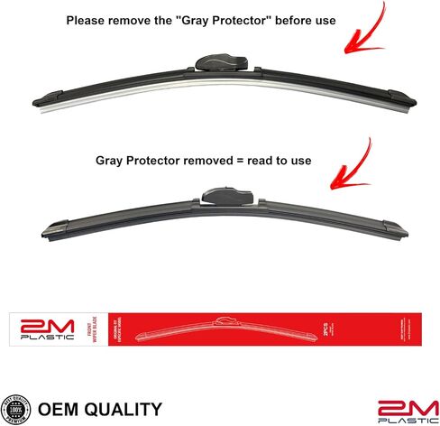 شفرات ممسحة الزجاج الأمامي الأمامية لسيارة Buick CASCADA 2016-2019 VERANO 12-17 26 "24" جودة ممتازة لجميع المواسم OEM 2M بلاستيك in Kuwait