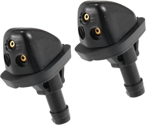 Windshield Wiper Washer Nozzle Spray Jet Fit for Suzuki Grand Vitara - Pack of 2 Black Replacement in Saudi Arabia