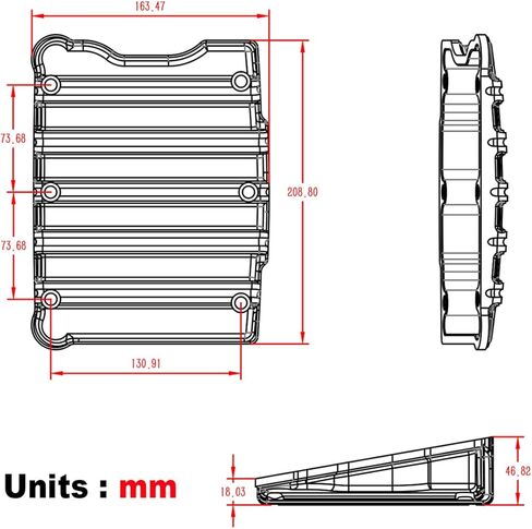 Gauge Transmission Top Cover for Harley Twin cam Models Fat Bob FXDF Dyna Street Bob 06-17 Touring Road King Street Glide Electra 2007-2016Softail Deluxe FLSTN CNC Aluminum (Top Cover) in Kuwait