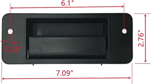 6C2Z-1543401-AA Door Handle for E150 E250 E350 E450 1992-2019 Rear Left Cargo Door or Right Passenger Side Door Replaces 80916 F2UZ-1543401-A in Saudi Arabia