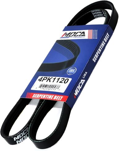 MOCA 4PK1120 & 6PK1195 2 Pcs EPDM Serpentine Belts fits for Honda 2003-2004 Pilot EX Sport Utility 4-Door 3.5L, 2003-2004 Pilot LX, for Acura 2001-2002 MDX, and More in Saudi Arabia
