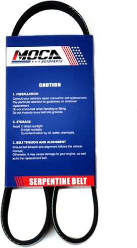 MOCA 4PK1120 & 6PK1195 2 Pcs EPDM Serpentine Belts fits for Honda 2003-2004 Pilot EX Sport Utility 4-Door 3.5L, 2003-2004 Pilot LX, for Acura 2001-2002 MDX, and More in Saudi Arabia