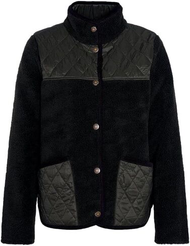 معطف صوف برامبلز للنساء من بربور، زيتوني in Kuwait