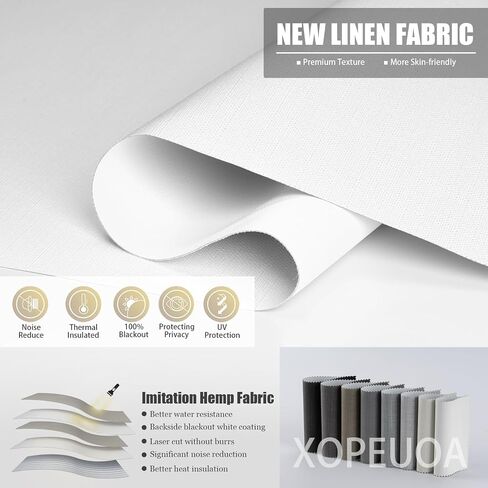 Blackout Roller Shades for Windows,Cordless Custom Size Roller Blinds,Thermal Insulated UV Privacy Black Out Window Blinds for Home,Door,Bedroom,White,98" w x [20" H to 98" H]_Customize in Saudi Arabia