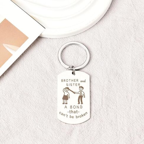 Funny Brother Sister Keychain Gifts for Men Big Little Brother Gift from Little Big Sister Gifts for Women Sister Birthday Gift Ideas Brother Christmas Gifts for Sister Brother Keychains in Saudi Arabia