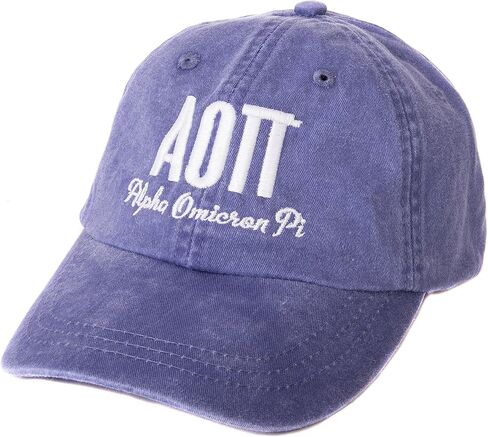 Desert Cactus Alpha Omicron Pi Sorority Baseball Hat – Adjustable Alpha O AOII Embroidered Cap with Greek and Cursive Font(S) in Saudi Arabia