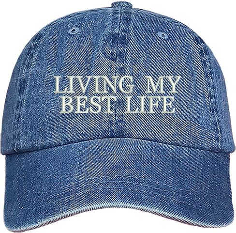 قبعة Prfcto Lifestyle Living My Best Life Dad - قبعة بيسبول - للجنسين in Kuwait