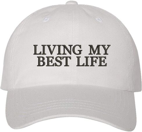 قبعة Prfcto Lifestyle Living My Best Life Dad - قبعة بيسبول - للجنسين in Kuwait