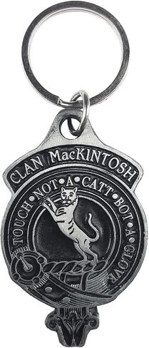 MacKintosh Solid Pewter Scottish Clan Crest Key Chain/Key Ring in Saudi Arabia