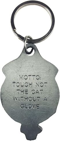MacKintosh Solid Pewter Scottish Clan Crest Key Chain/Key Ring in Saudi Arabia