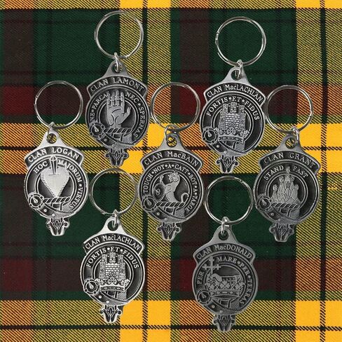 MacKintosh Solid Pewter Scottish Clan Crest Key Chain/Key Ring in Saudi Arabia