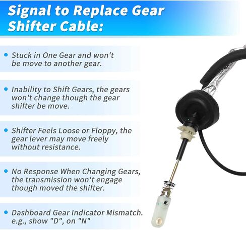 No.68164081AB Automatic Transmission Gear Shift Cable for Dodge Dart 2013-2016 1.4L 2.0L 2.4L 6-Speed Auto Trans Control Lever Cable A/T Gear Shifter Cable No.68164081AC in Saudi Arabia