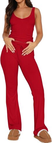 REVETRO Womens 2 Piece Pajama Set Summer Short Sleeve PJ Set Y2k Lounge Set for Sleepwear in Kuwait