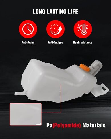Coolant Tank Reservoir Fits 2007-2012 for Nissan for Sentra Replaces# 603-251 21711ET000 in Saudi Arabia