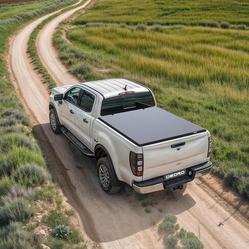 غطاء تونيو لسرير الشاحنة ناعم ثلاثي الطي من OEDRO يناسب Ford F250 F350 F-250 F-350 Superduty 1999-2025 مع سرير 6.8 قدم in Saudi Arabia
