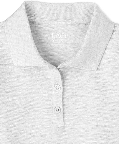 The Children's Place Girls Uniform Pique Polo Shirt, Spruce Shade, 16 US in Saudi Arabia