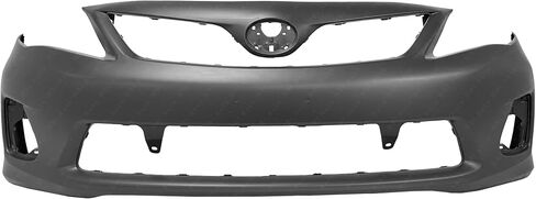 MBI AUTO - Primered, Front Bumper Cover Fascia for 2011 2012 2013 Toyota Corolla Sedan 11 12 13, TO1000372 in Saudi Arabia
