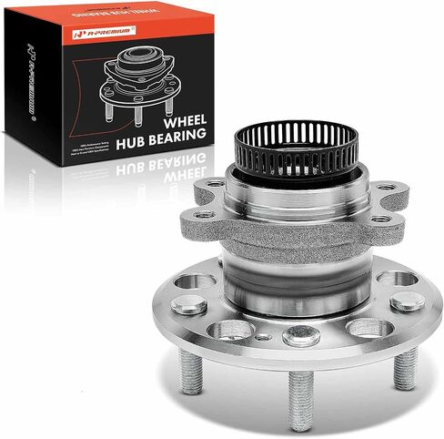 A-Premium Rear Wheel Bearing and Hub Assembly with 5-Lug Compatible with Hyundai Elantra 2007-2012, L4 2.0L & 4-Wheel ABS Only in Saudi Arabia