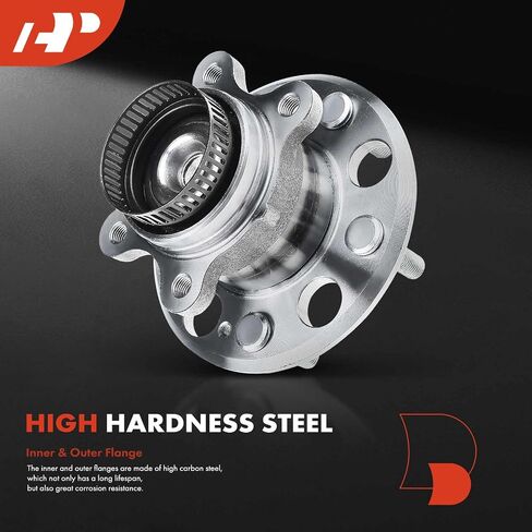 A-Premium Rear Wheel Bearing and Hub Assembly with 5-Lug Compatible with Hyundai Elantra 2007-2012, L4 2.0L & 4-Wheel ABS Only in Saudi Arabia