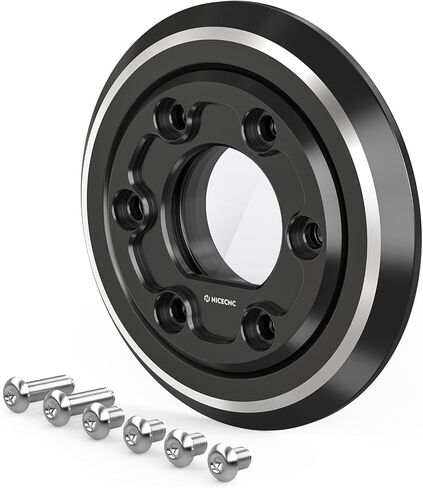 NICECNC Left Transparent Derby Cover Alternator Plug Cover Black Aluminum Compatible with Harley Sportster S RH1250S 2021-2024, Pan America 1250 RA1250 2021-2024, Replacement for 25701120, See Fit. in Saudi Arabia