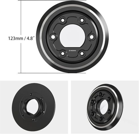 NICECNC Left Transparent Derby Cover Alternator Plug Cover Black Aluminum Compatible with Harley Sportster S RH1250S 2021-2024, Pan America 1250 RA1250 2021-2024, Replacement for 25701120, See Fit. in Saudi Arabia