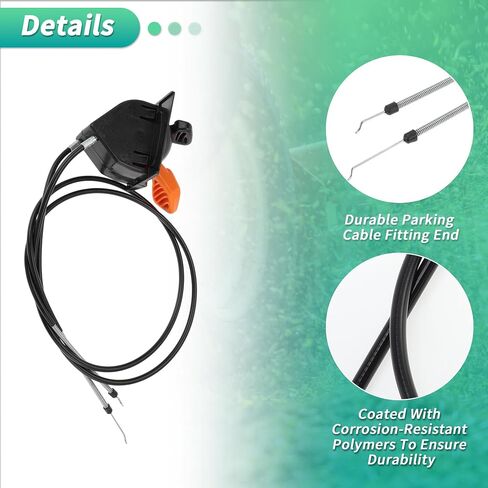 AM140333 Throttle Choke Lever Cable for John Deere X300 X300R X304 X305R X350 X350R X500 X530 X534 X570 X580 X584 Throttle Lever in Saudi Arabia