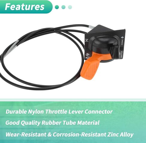 AM140333 Throttle Choke Lever Cable for John Deere X300 X300R X304 X305R X350 X350R X500 X530 X534 X570 X580 X584 Throttle Lever in Saudi Arabia