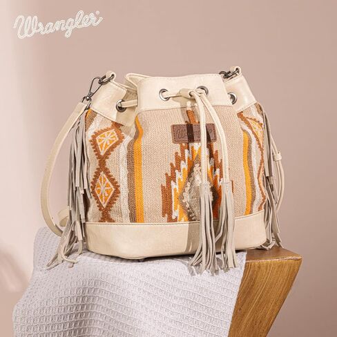 Wrangler Hobo Bags for Women Designer Bucket Purses Western Shoulder Handbags in Kuwait