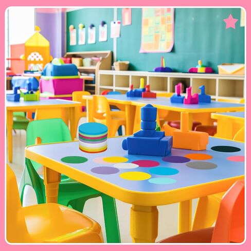 Honoson 1000 Pcs Star Cutouts Paper 3.9 Inch Assorted Color Cut Outs Star Shaped Die Cuts Paper DIY Craft Projects Back to School Classroom Bulletin Board Decor in Saudi Arabia