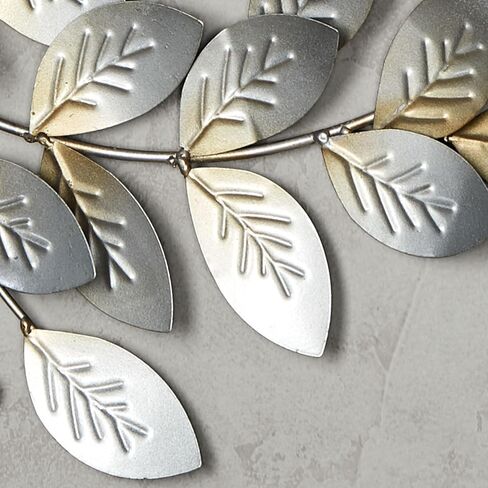 Touch of Class Metallic Sparkling Wreath Metal Wall Art 26 Inches Diameter in Saudi Arabia