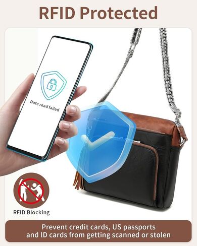 Crossbody Bags for Women, Medium Crossbody Purse with RFID Pockets & Built in Wallet, Handbags Shoulder Bag, Gifts in Kuwait