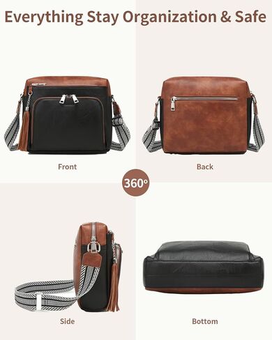 Crossbody Bags for Women, Medium Crossbody Purse with RFID Pockets & Built in Wallet, Handbags Shoulder Bag, Gifts in Kuwait