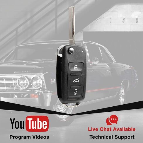 USARemote Key Fob Replacement Keyless Entry Remote for 2012 2013 2014 2015 2016 2017 2018 2019 2020 2021 Volkswagen Beetle Jetta Passat Tiguan 4-Button Flip Key (NBGFS93N, 5K0837202EC) in Saudi Arabia