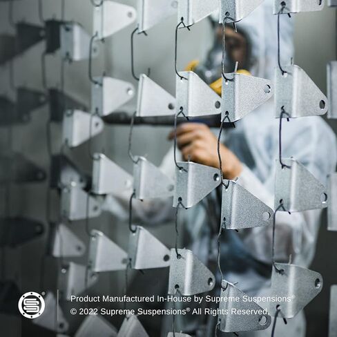 أنظمة تعليق فائقة - طقم رفع تعليق كامل من الفولاذ عالي القوة مقاس 3 بوصات + 2 بوصة في الخلف لعام 2003-2010 من طراز Hummer H2 4WD مع موسعات تثبيت الصدمات الأمامية - صندوق غامض متضمن عند الشراء in Saudi Arabia