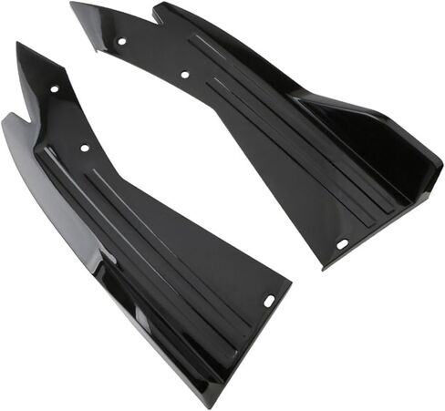 2PCS Car Rear Bumper Diffuser Spoilers for Volvo S60 III 2018 2019 2020 2021 2022 2023 2024, Rear Bumper Guard Diffuser Splitter Anti-Collision Front Bumper Lip Protector Exterior Decoration in Saudi Arabia