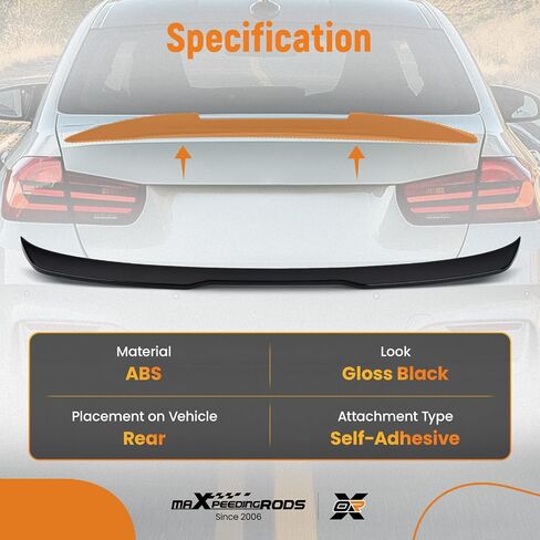 maXpeedingrods Duckbill Spoiler Fits for BMW G30 5-Series F90 M5 520i 530i 540i Sedan 17-23, M-Style Rear Trunk Spoiler Wing for BMW M5 Accessories, Gloss Black in Saudi Arabia