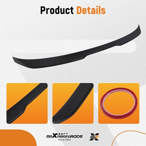 maXpeedingrods Duckbill Spoiler Fits for BMW G30 5-Series F90 M5 520i 530i 540i Sedan 17-23, M-Style Rear Trunk Spoiler Wing for BMW M5 Accessories, Gloss Black in Saudi Arabia