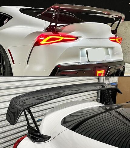 جناح سبويلر خلفي من ألياف الكربون الحقيقية بتصميم عالي GT متوافق مع 2020-2023 Toyota GR Supra A90 A91 in Saudi Arabia